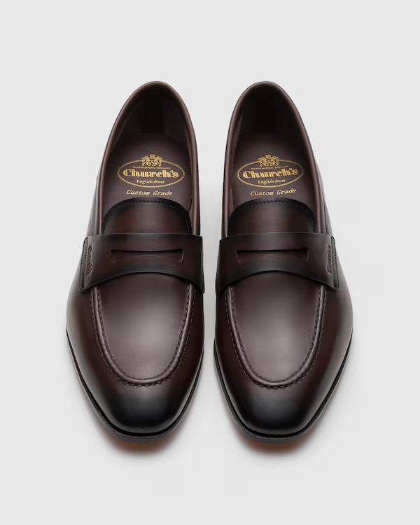 Calfskin Loafer Burnt