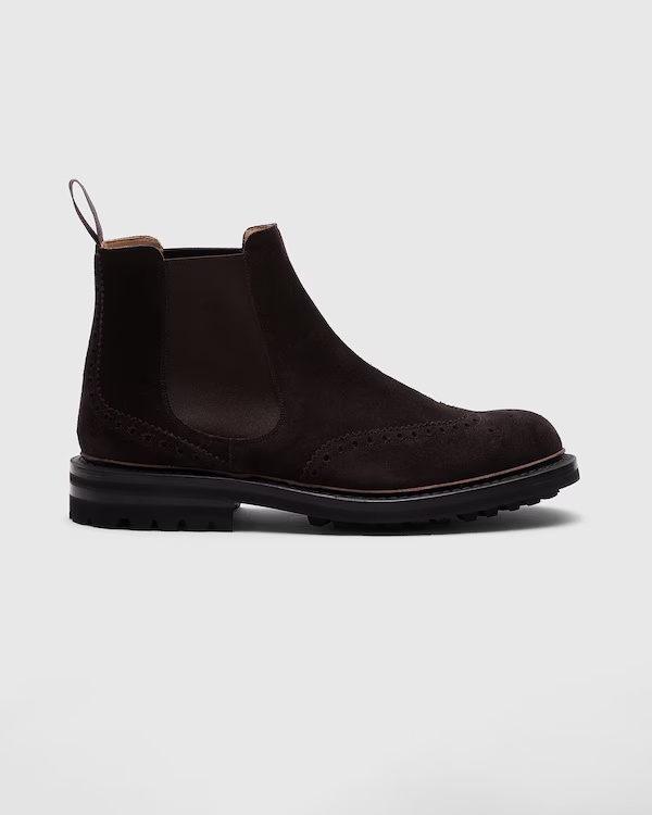 Suede Chelsea Boot Ebony