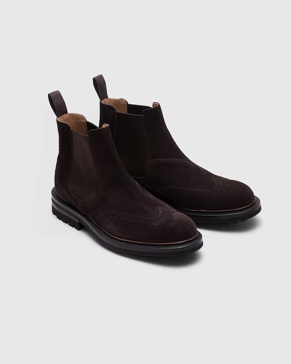 Suede Chelsea Boot Ebony