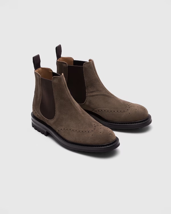 Suede Chelsea Boot Mud