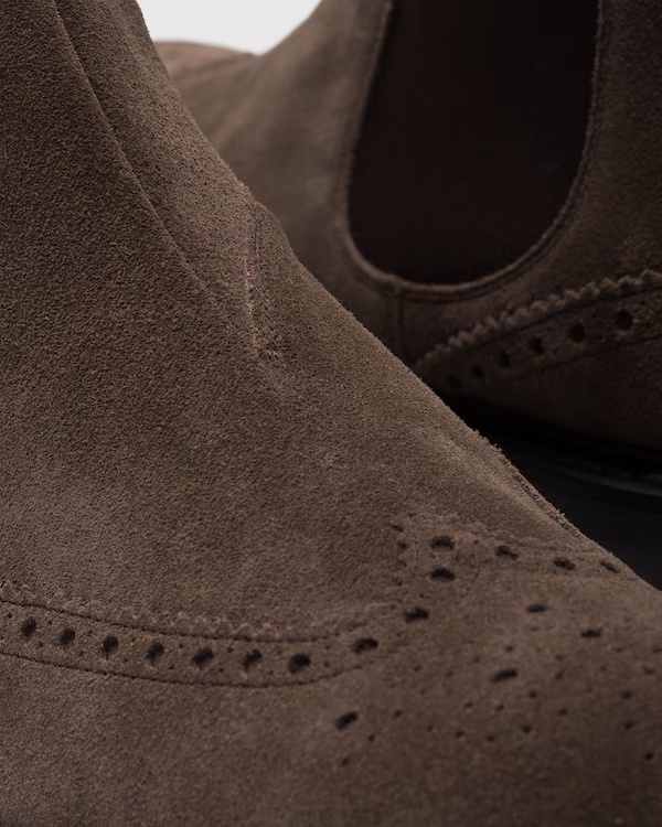 Suede Chelsea Boot Mud 3 Suede Chelsea Boot Mud