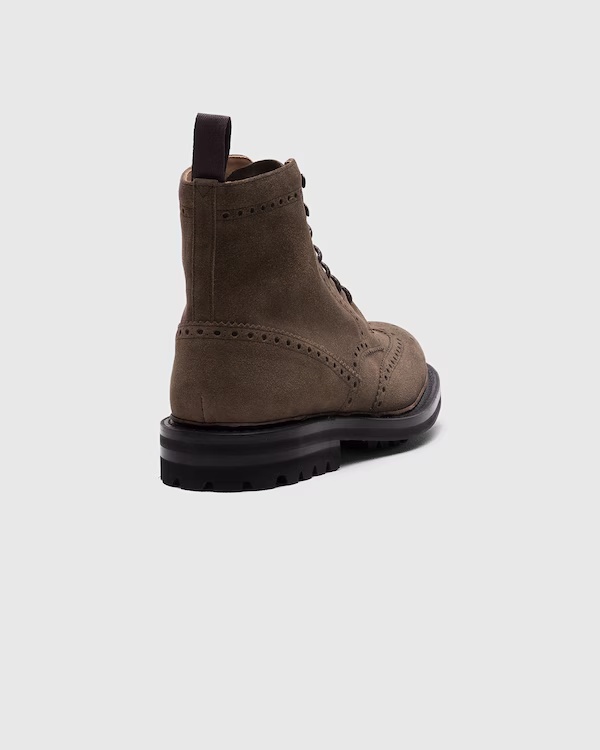 Suede Lace-Up Boot Mud 4 Suede Lace-Up Boot Mud