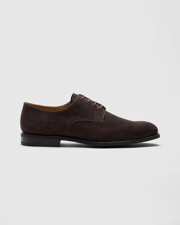 Suede Derby Ebony