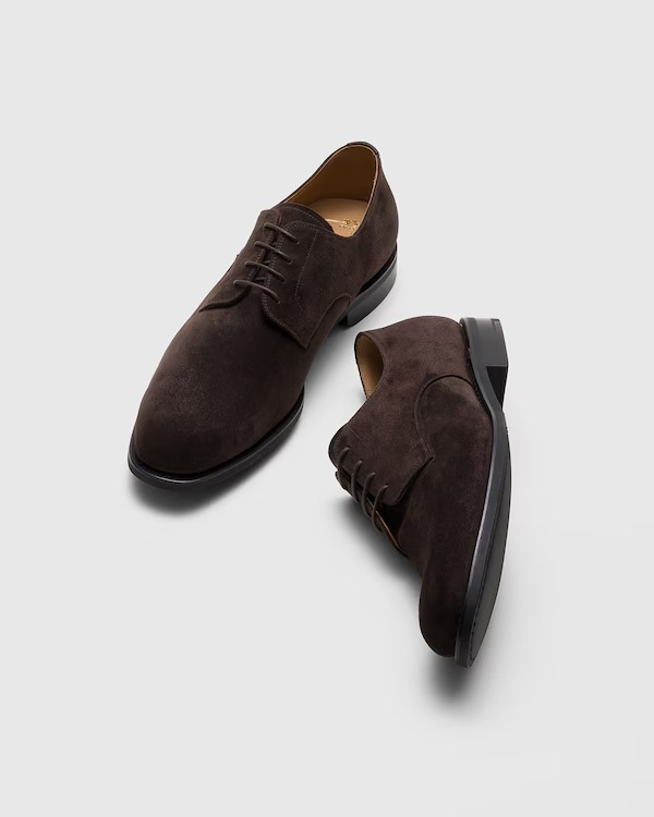 Suede Derby Ebony
