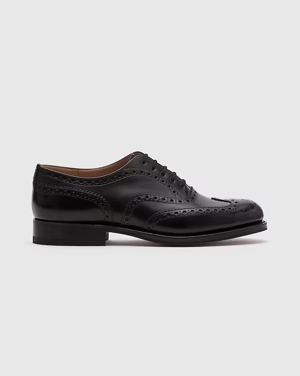 Polished Binder Oxford Brogue Black