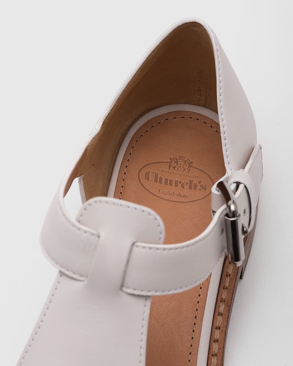 Prestige Calf Leather Sandal White 3 Prestige Calf Leather Sandal White