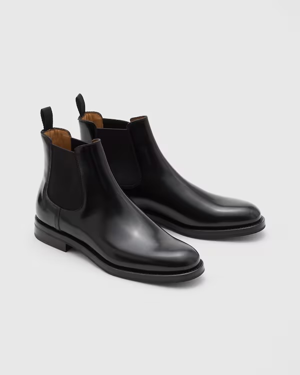 Polished Binder Chelsea Boot Black