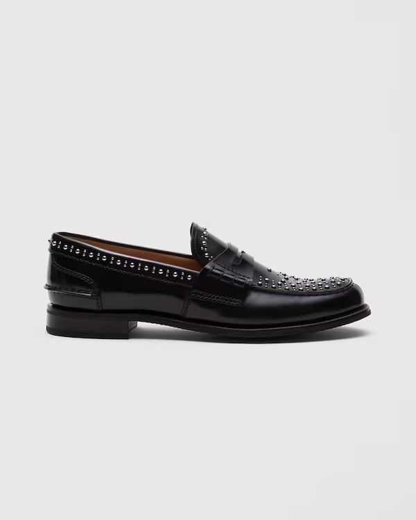 Polished Fumé Loafer Black
