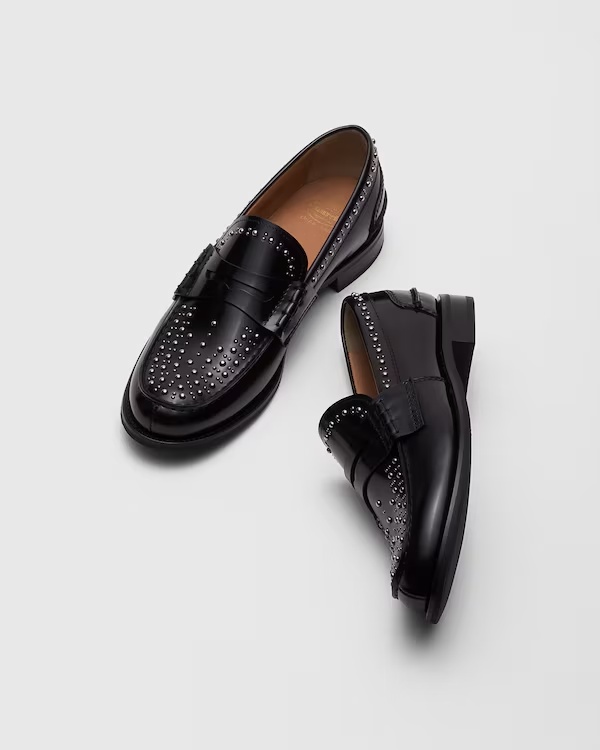 Polished Fumé Loafer Black