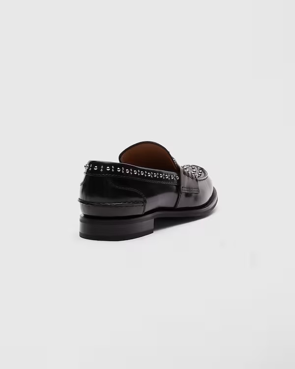 Polished Fumé Loafer Black