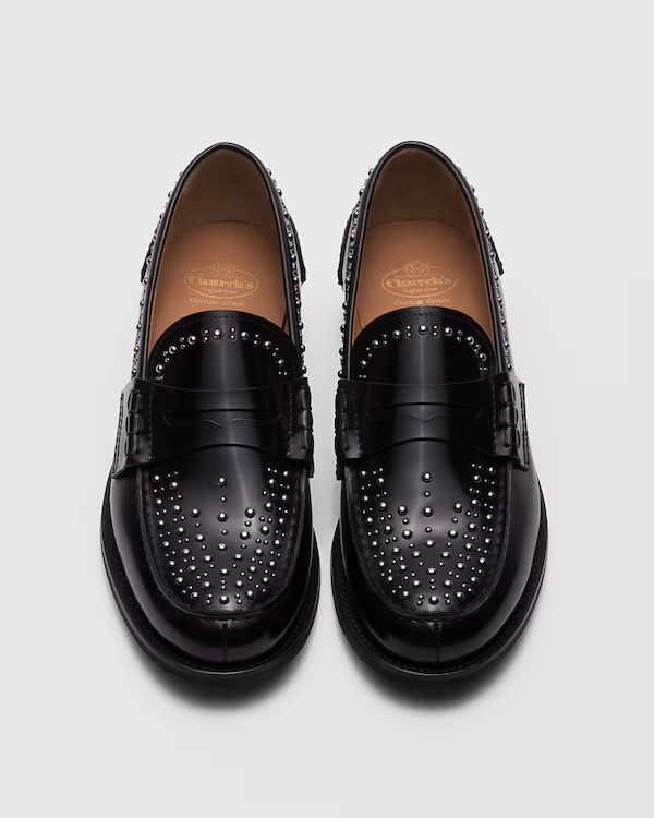 Polished Fumé Loafer Black