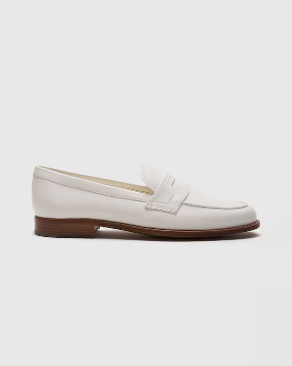 Nappa Leather Loafer Ivory