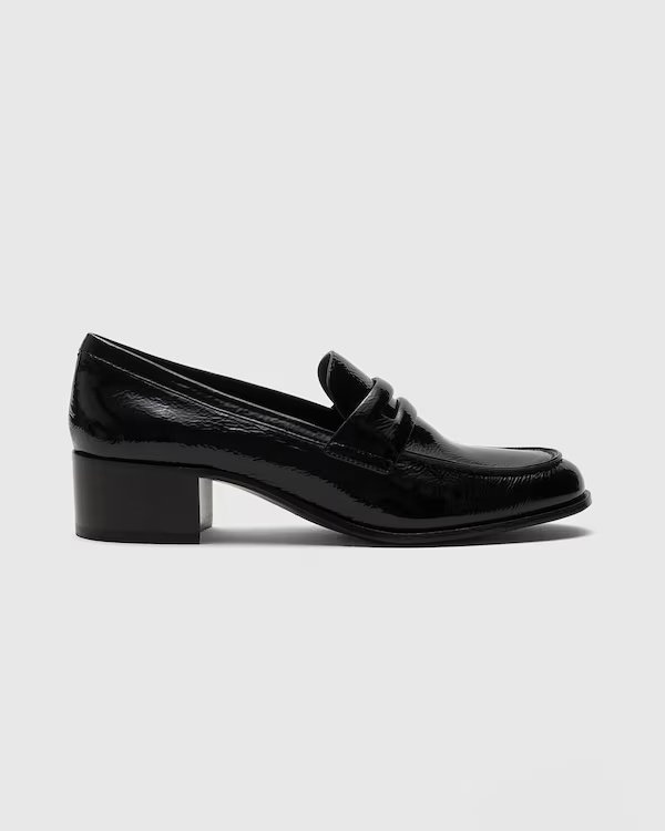 Naplak Patent Leather Loafer Black