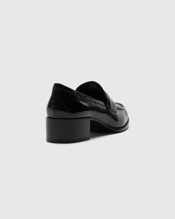 Naplak Patent Leather Loafer Black