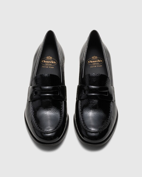 Naplak Patent Leather Loafer Black