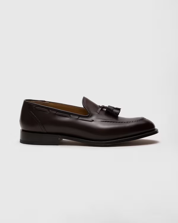 Bleached Calfskin Loafer Ebony