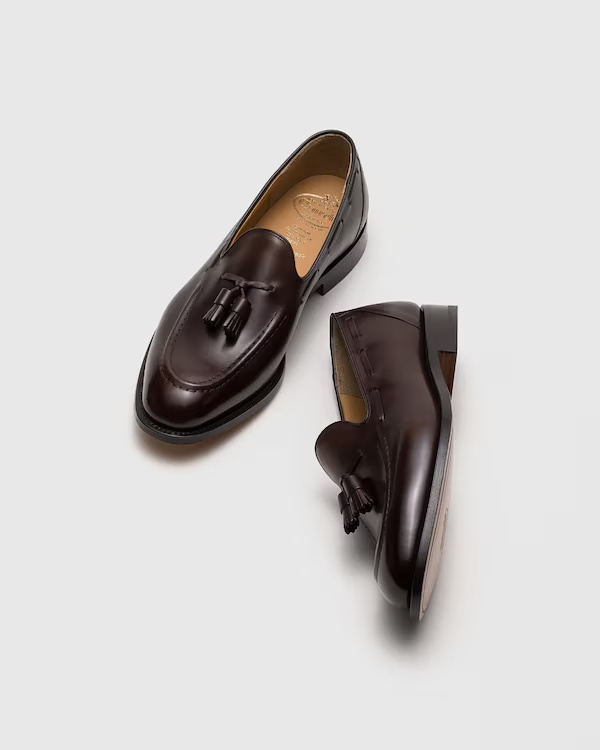Bleached Calfskin Loafer Ebony