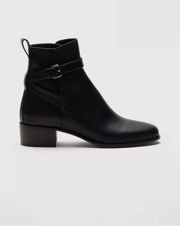 Fumé Calfskin Boot Black