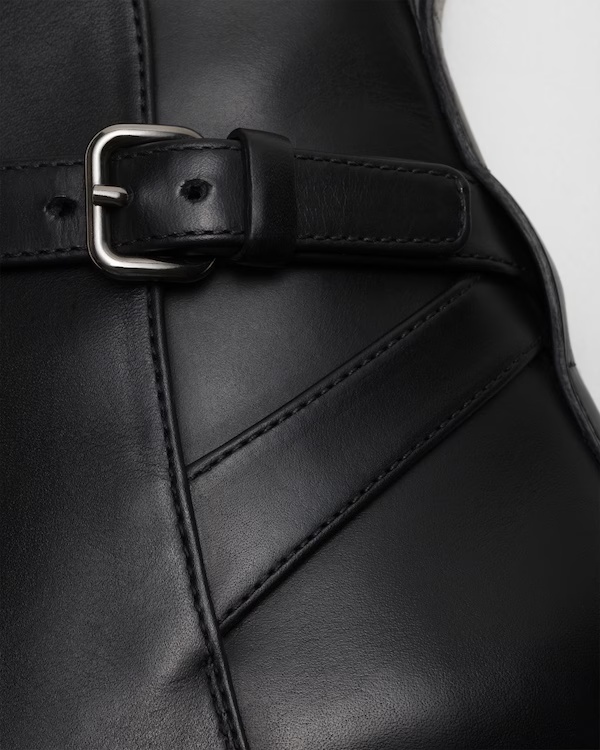 Fumé Calfskin Boot Black