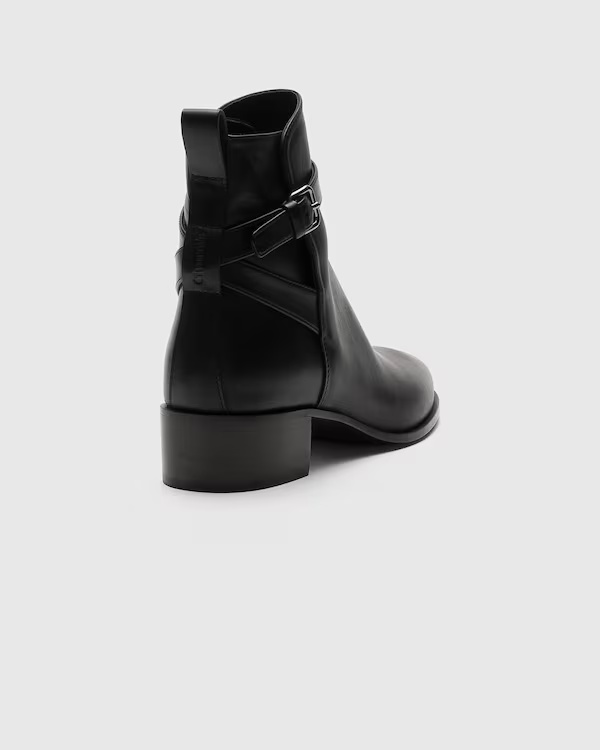 Fumé Calfskin Boot Black