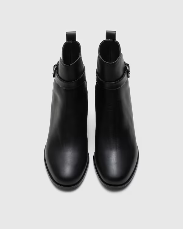 Fumé Calfskin Boot Black