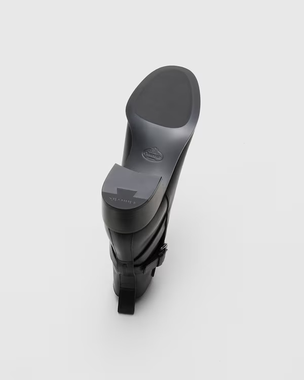 Fumé Calfskin Boot Black