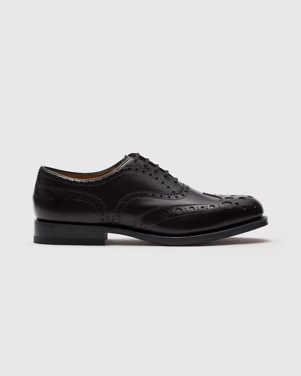 Polished Binder Oxford Brogue Burgundy