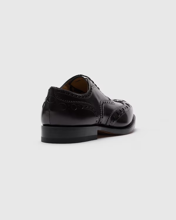 Polished Binder Oxford Brogue Burgundy