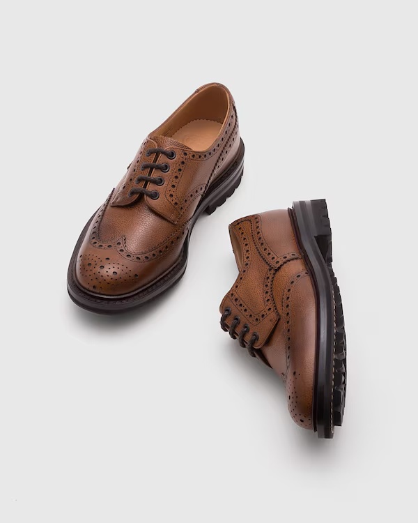 Highland Grain Derby Brogue Walnut