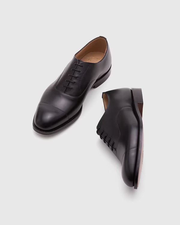 Calf Leather Oxford Black