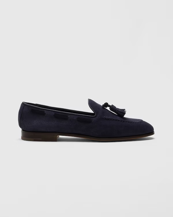 Suede Loafer Blue