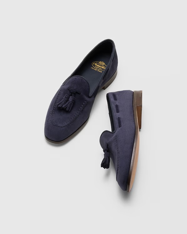 Suede Loafer Blue