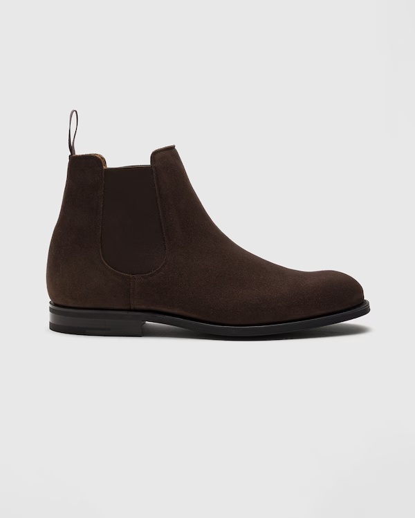 Suede Chelsea Boot Ebony