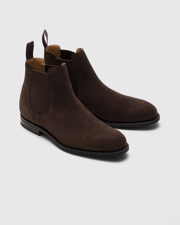 Suede Chelsea Boot Ebony