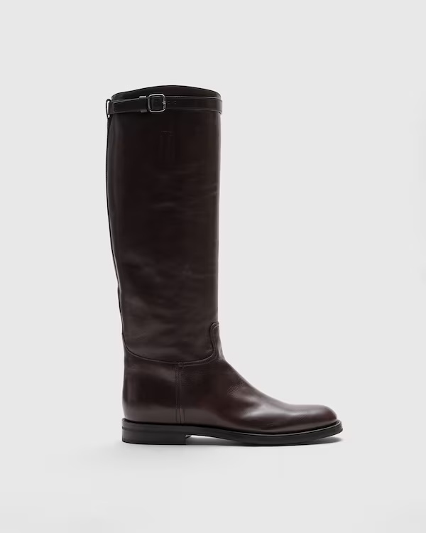 Buffalo Leather Boot Ebony