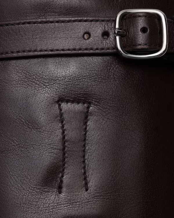 Buffalo Leather Boot Ebony