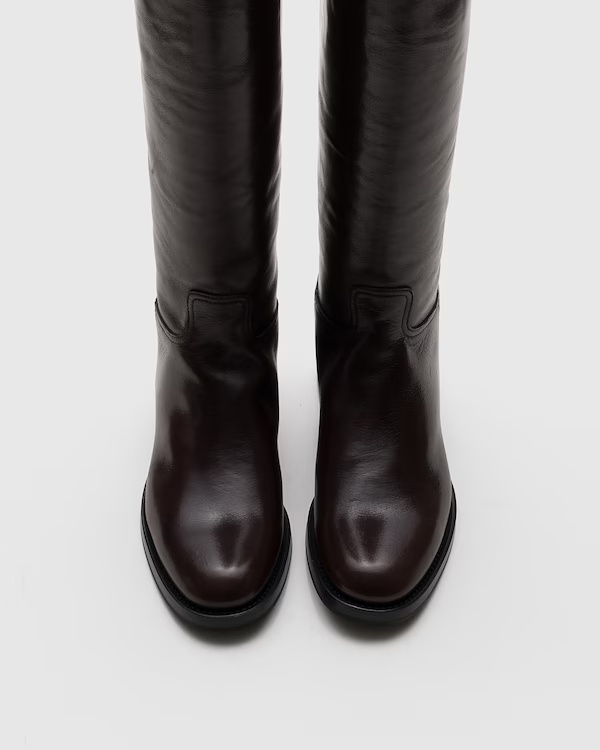 Buffalo Leather Boot Ebony