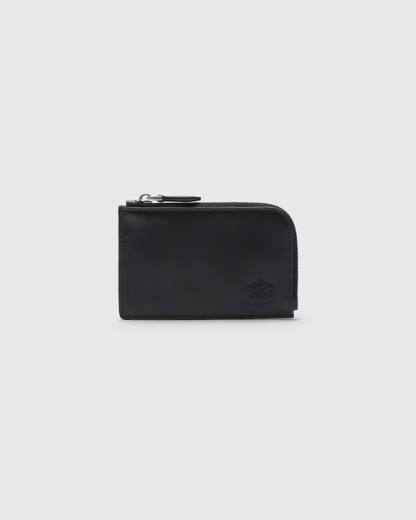 Soft Calfskin Card Holder Black