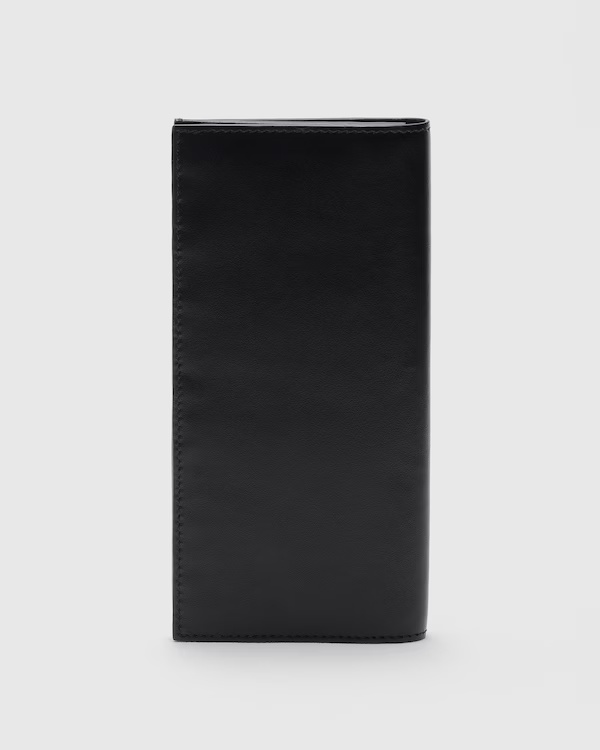 Large Soft Calfskin Coat Wallet Black 3 Large Soft Calfskin Coat Wallet Black
