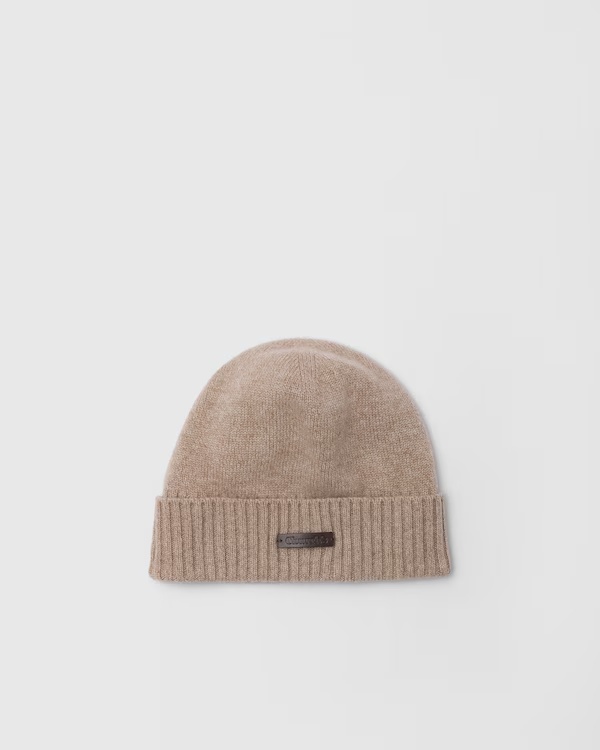 Cashmere Beanie Sand Beige