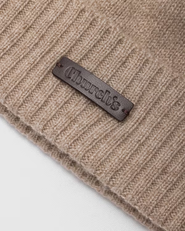 Cashmere Beanie Sand Beige