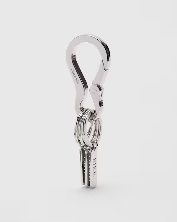 Enameled Steel Charm Black