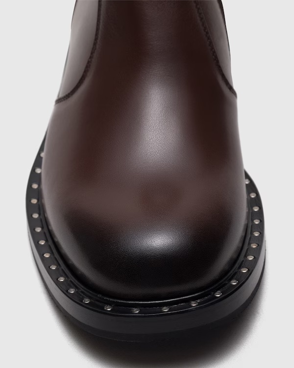 Calfskin Boot Ebony