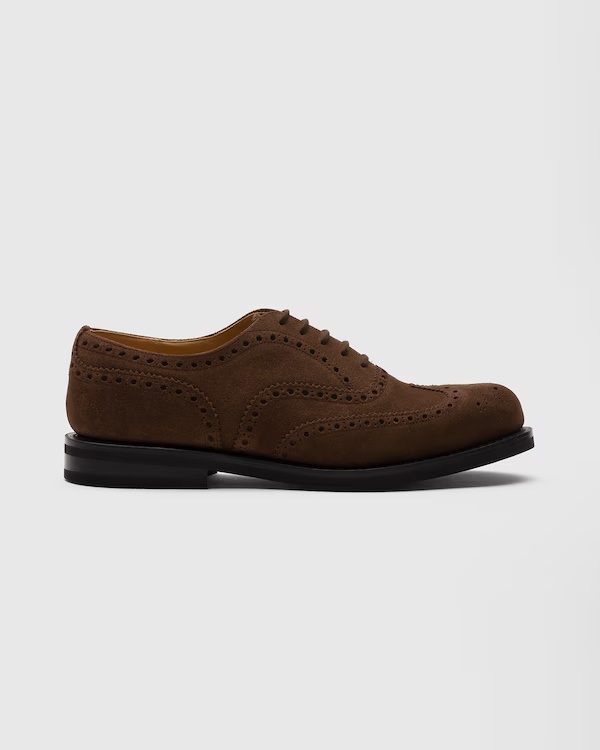 Castoro Suede Oxford Brogue Sigar