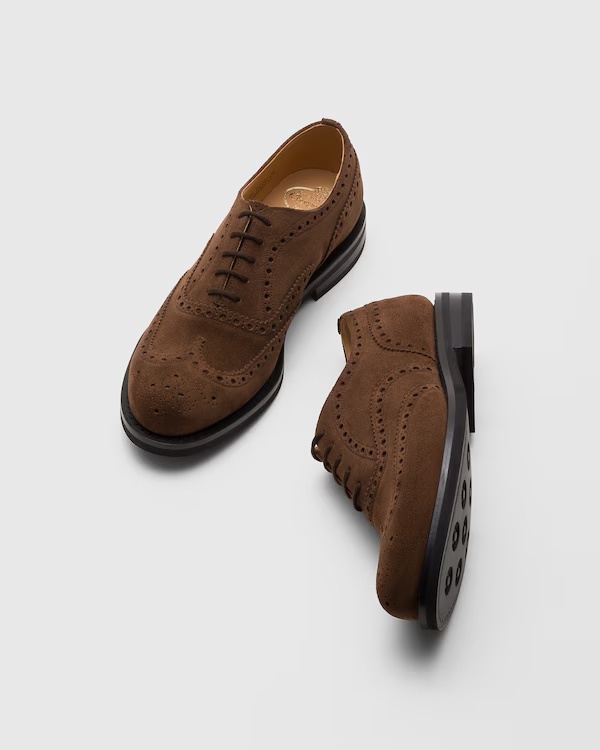 Castoro Suede Oxford Brogue Sigar