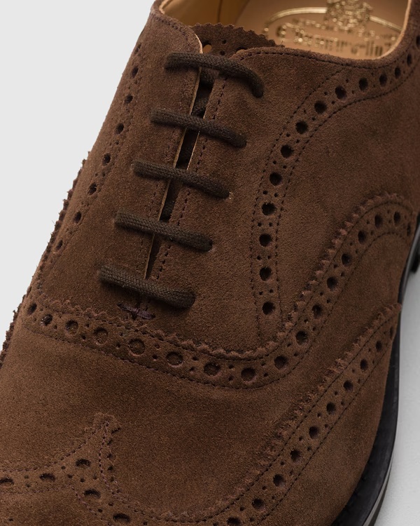 Castoro Suede Oxford Brogue Sigar