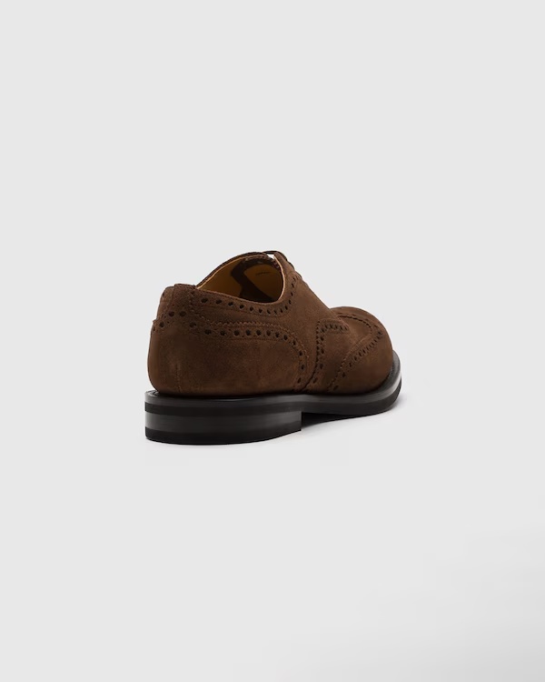 Castoro Suede Oxford Brogue Sigar