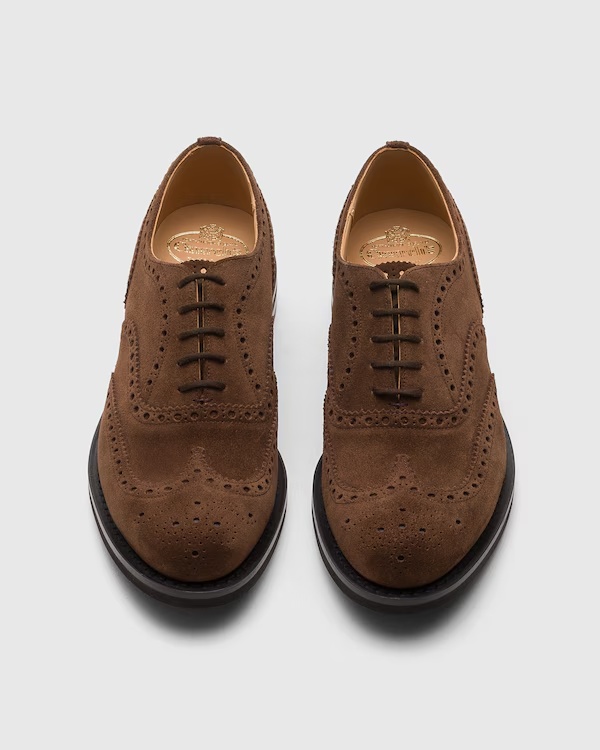 Castoro Suede Oxford Brogue Sigar