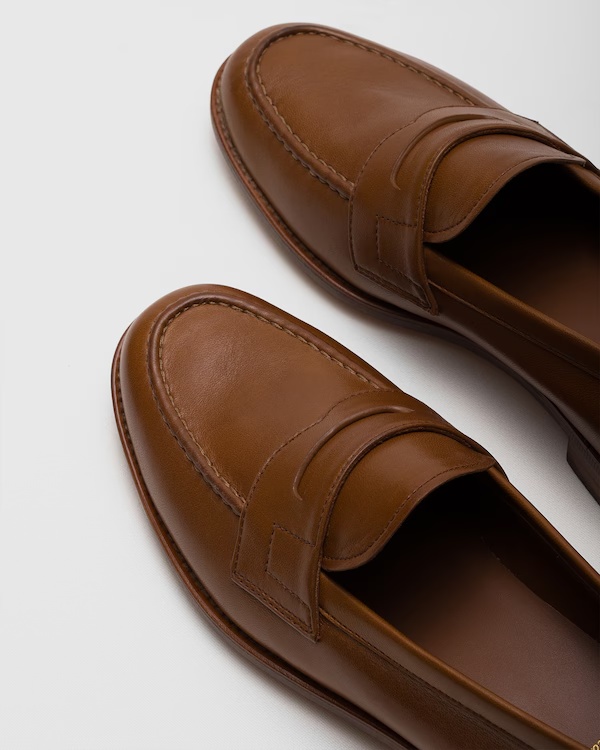 Nappa Leather Loafer Tan 3 Nappa Leather Loafer Tan