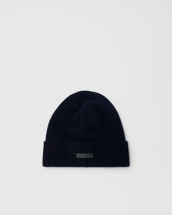 Cashmere Beanie Navy